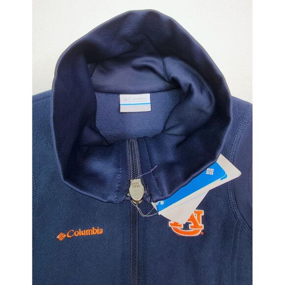 Columbia Auburn Tigers Vest‎ Womens Size M Fleece Full Zip Collared NCAA - Picture 5 of 7